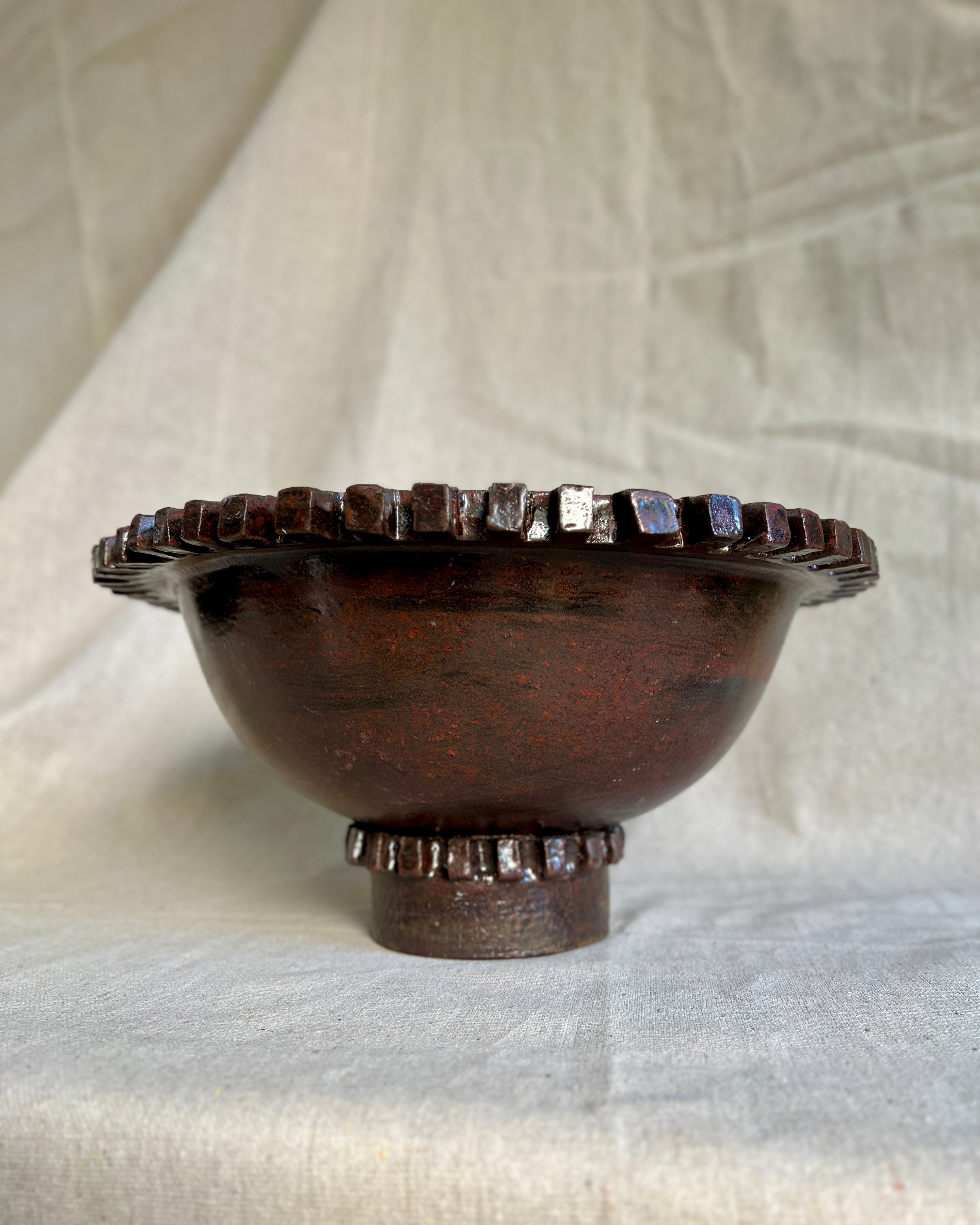 Stoneware Cog Bowl