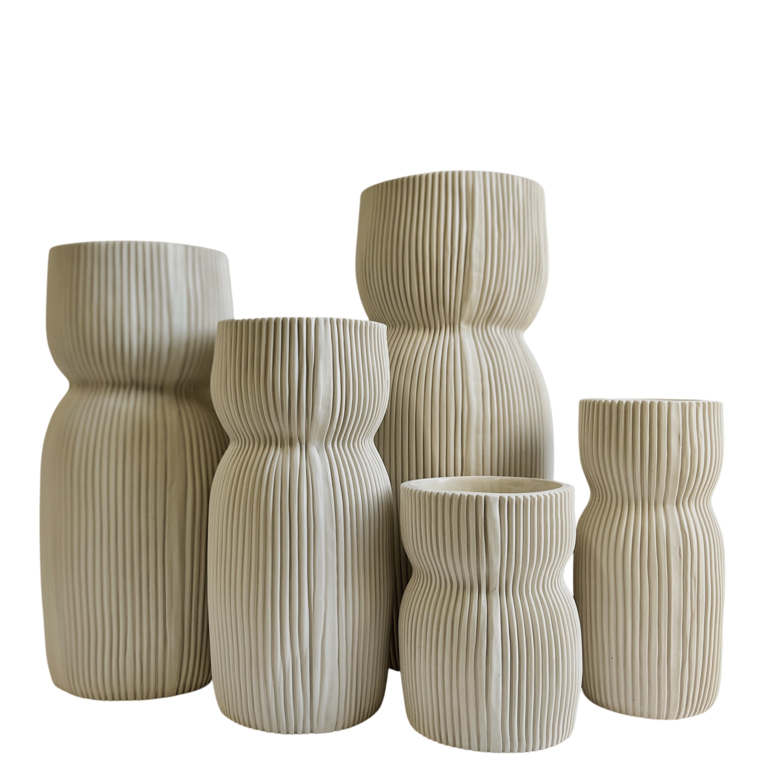 Round Curvy Vase Collection