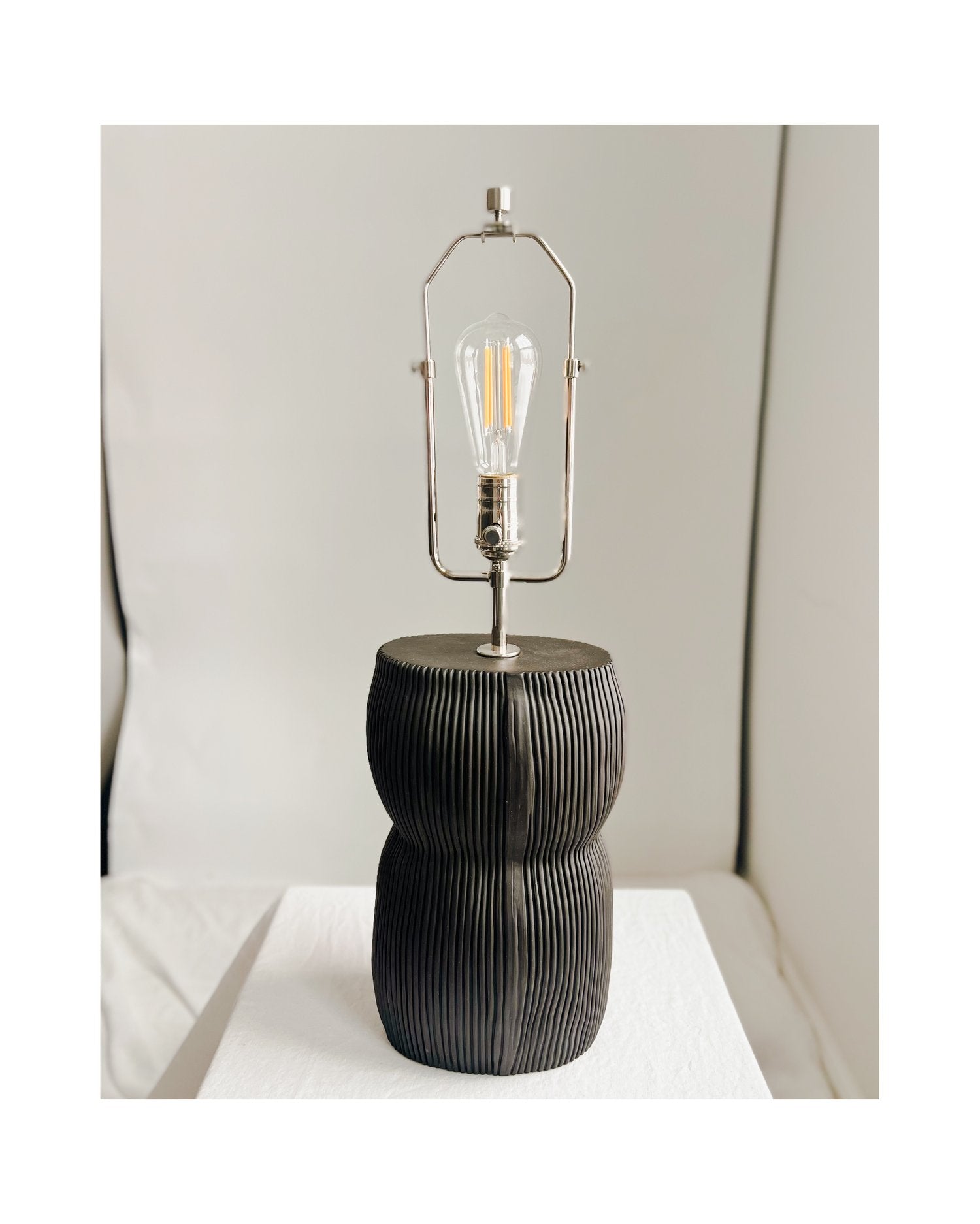 Oval Curvy #1 Table Lamp - Made to Order