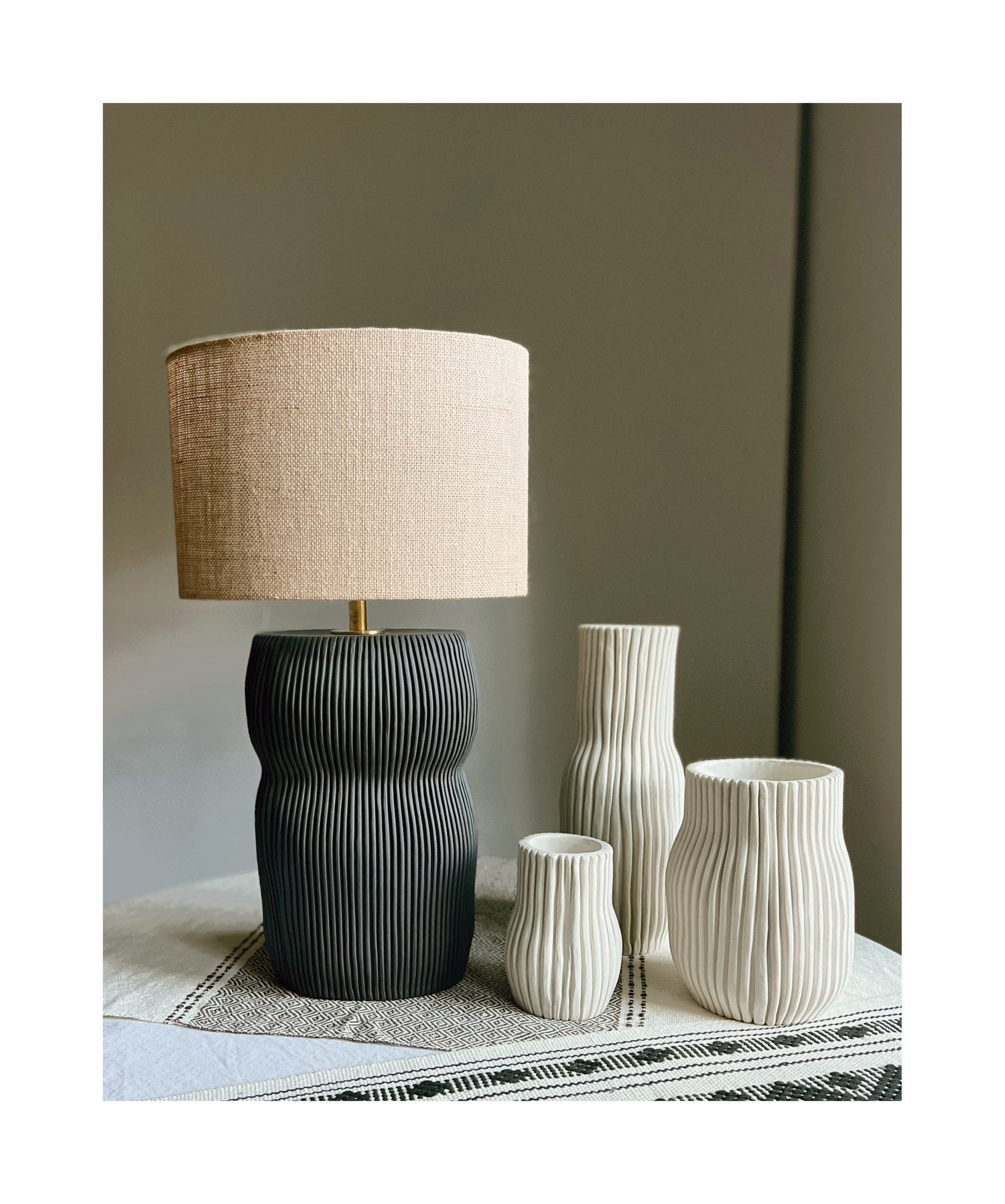 Oval Curvy #1 Table Lamp