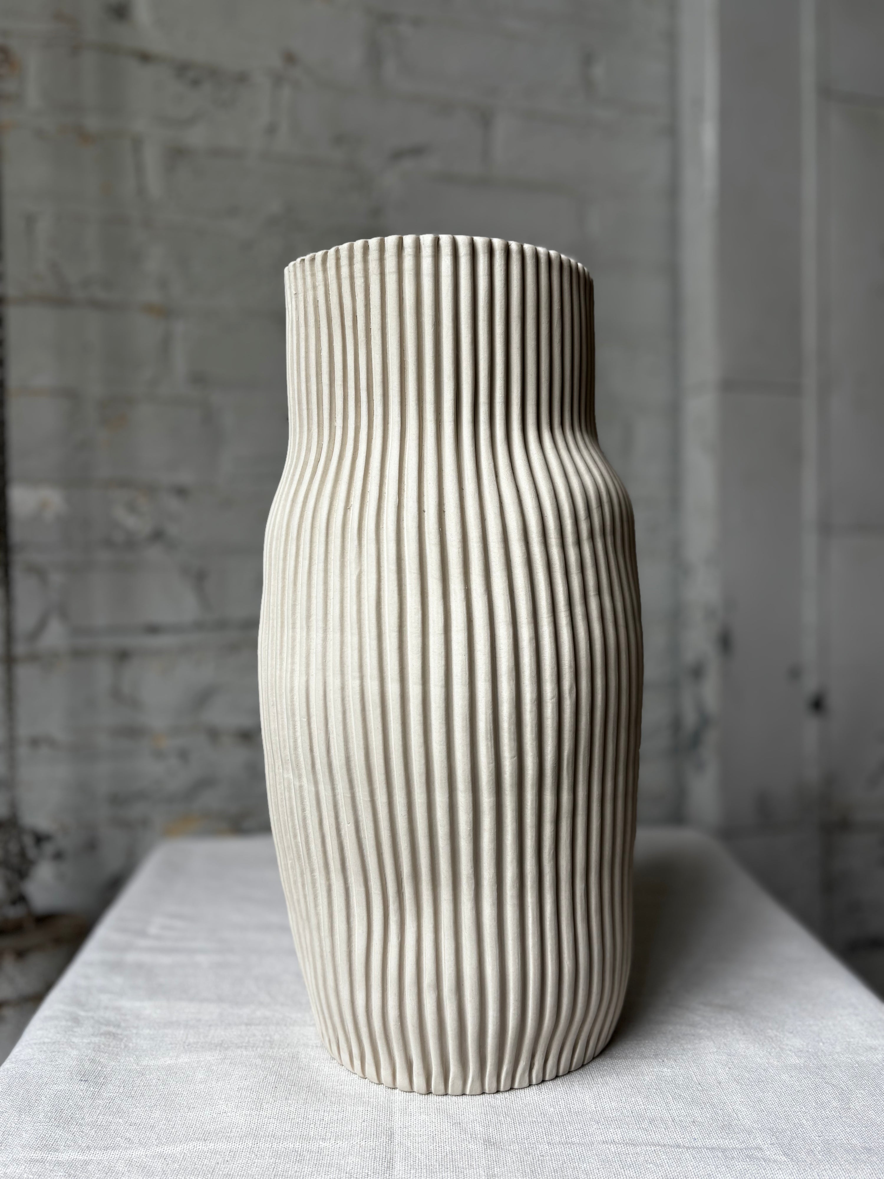 Tall Organic Bottle Vase - 2nd quality