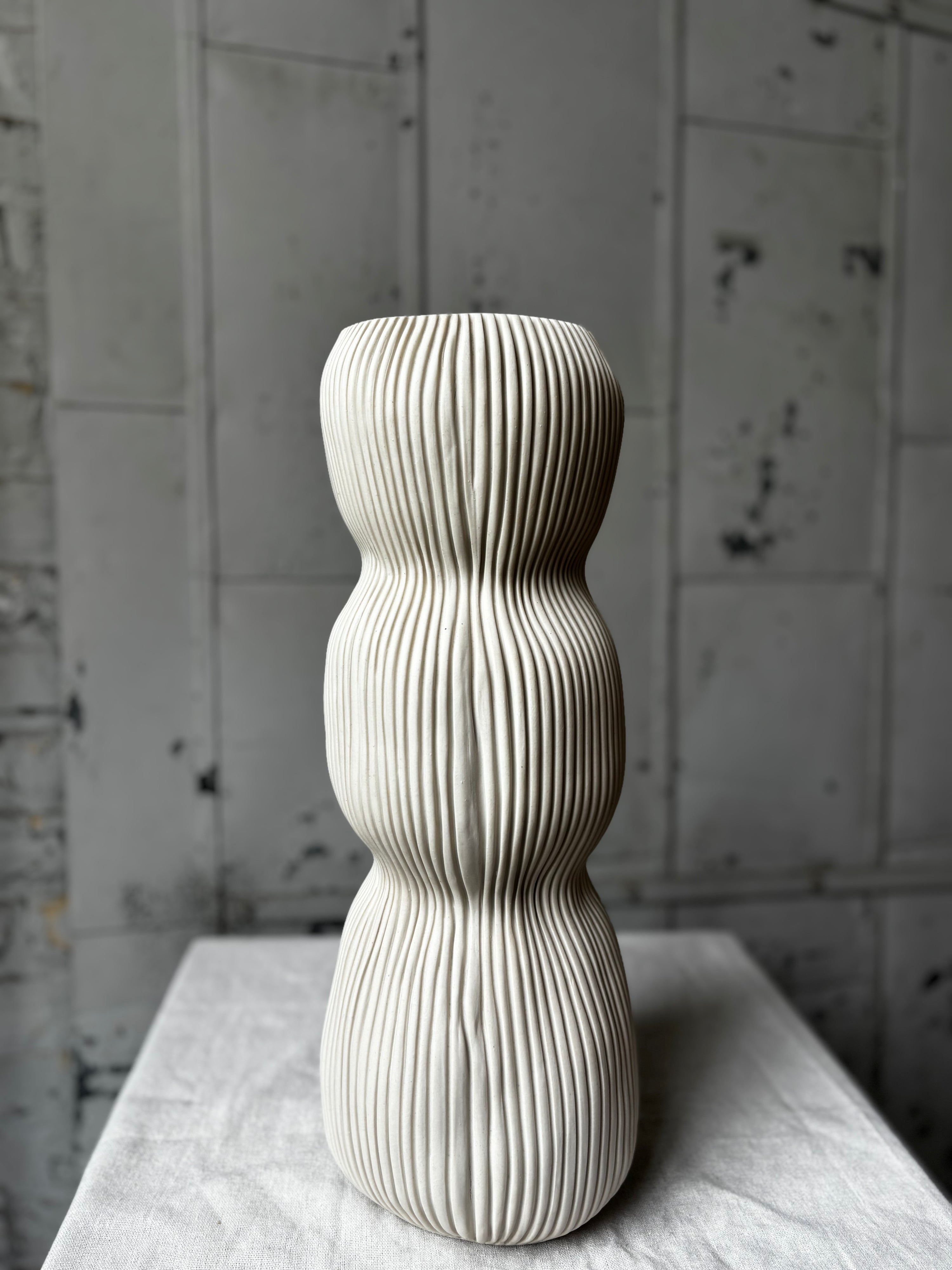 Triple Helix Sculptural Vessel