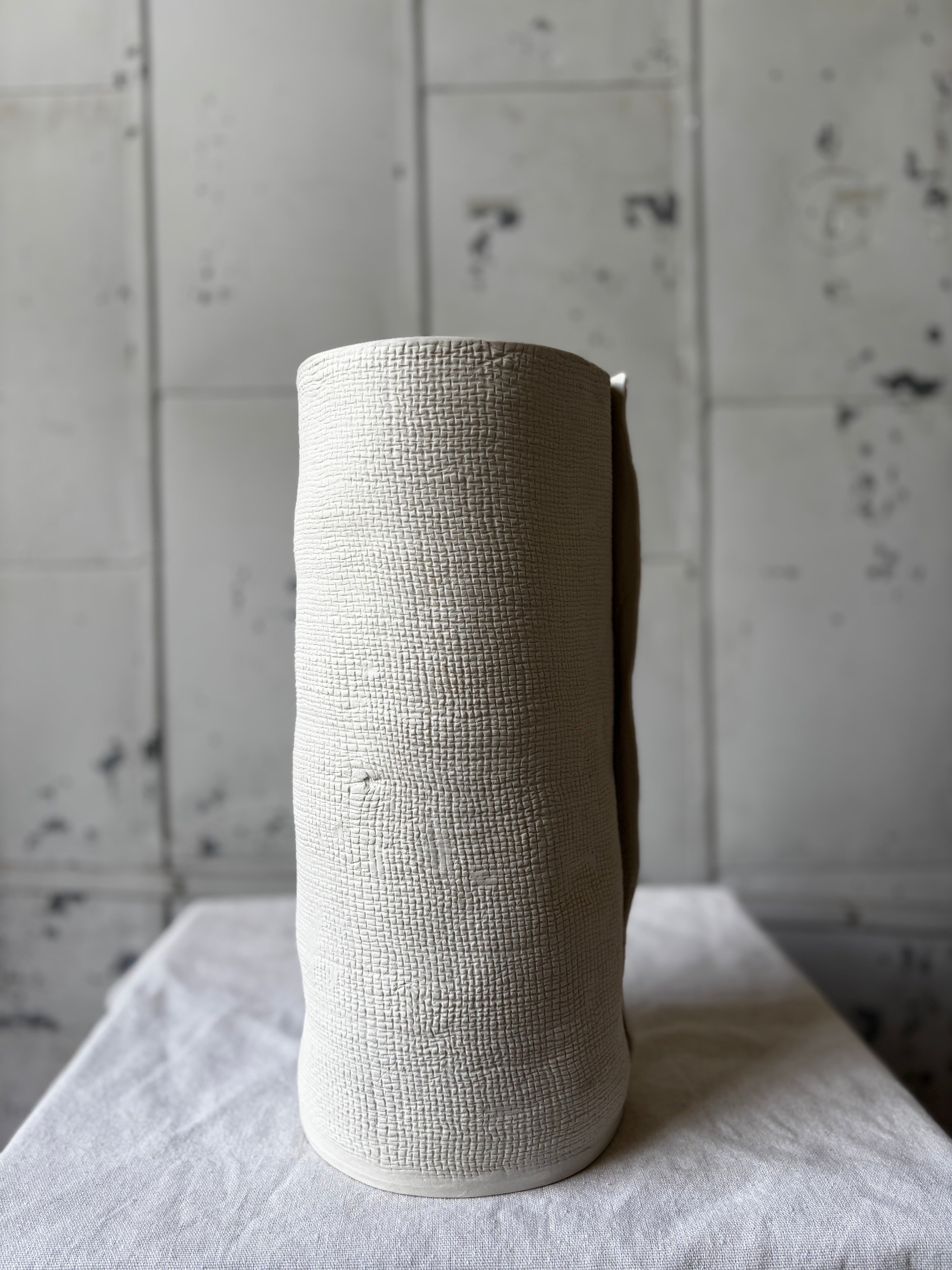 Burlap Vases