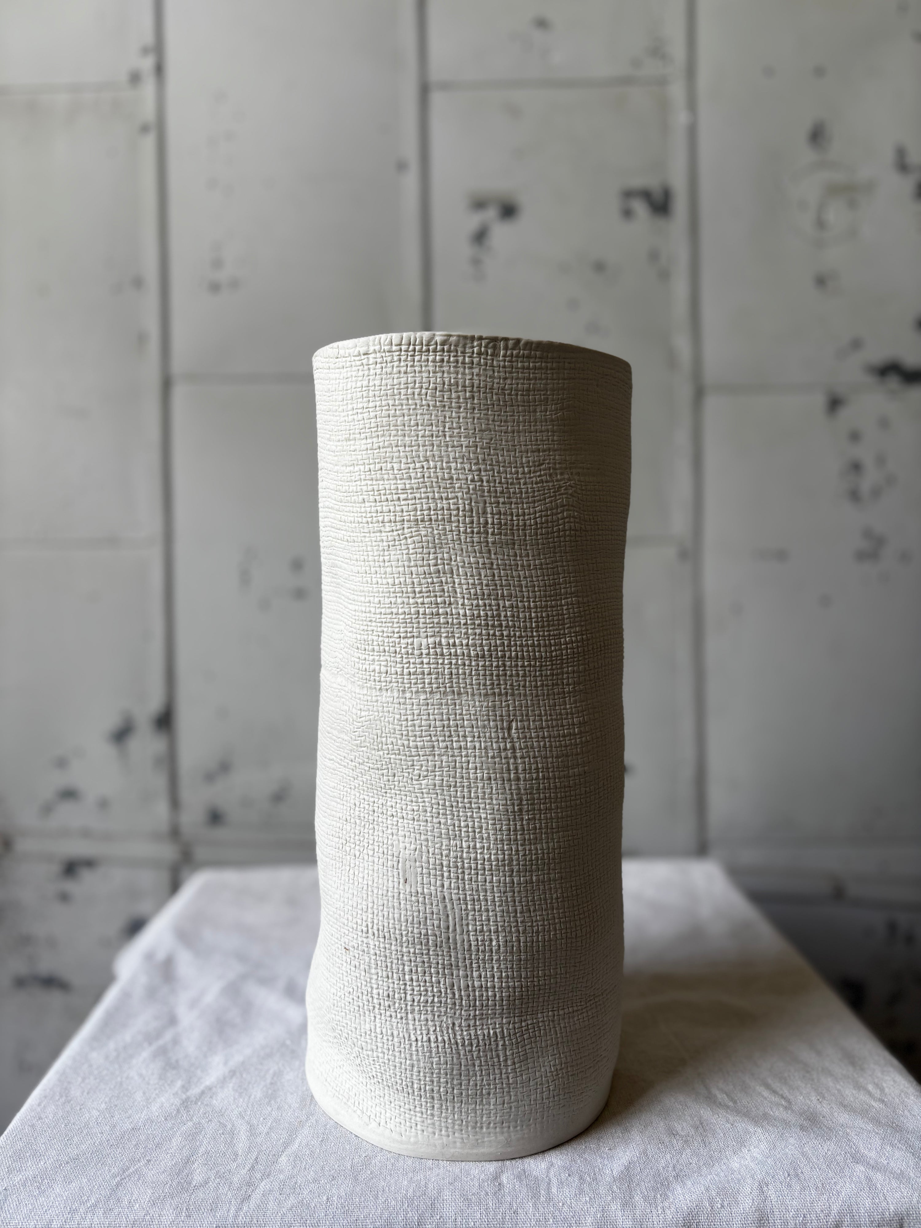 Burlap Vases