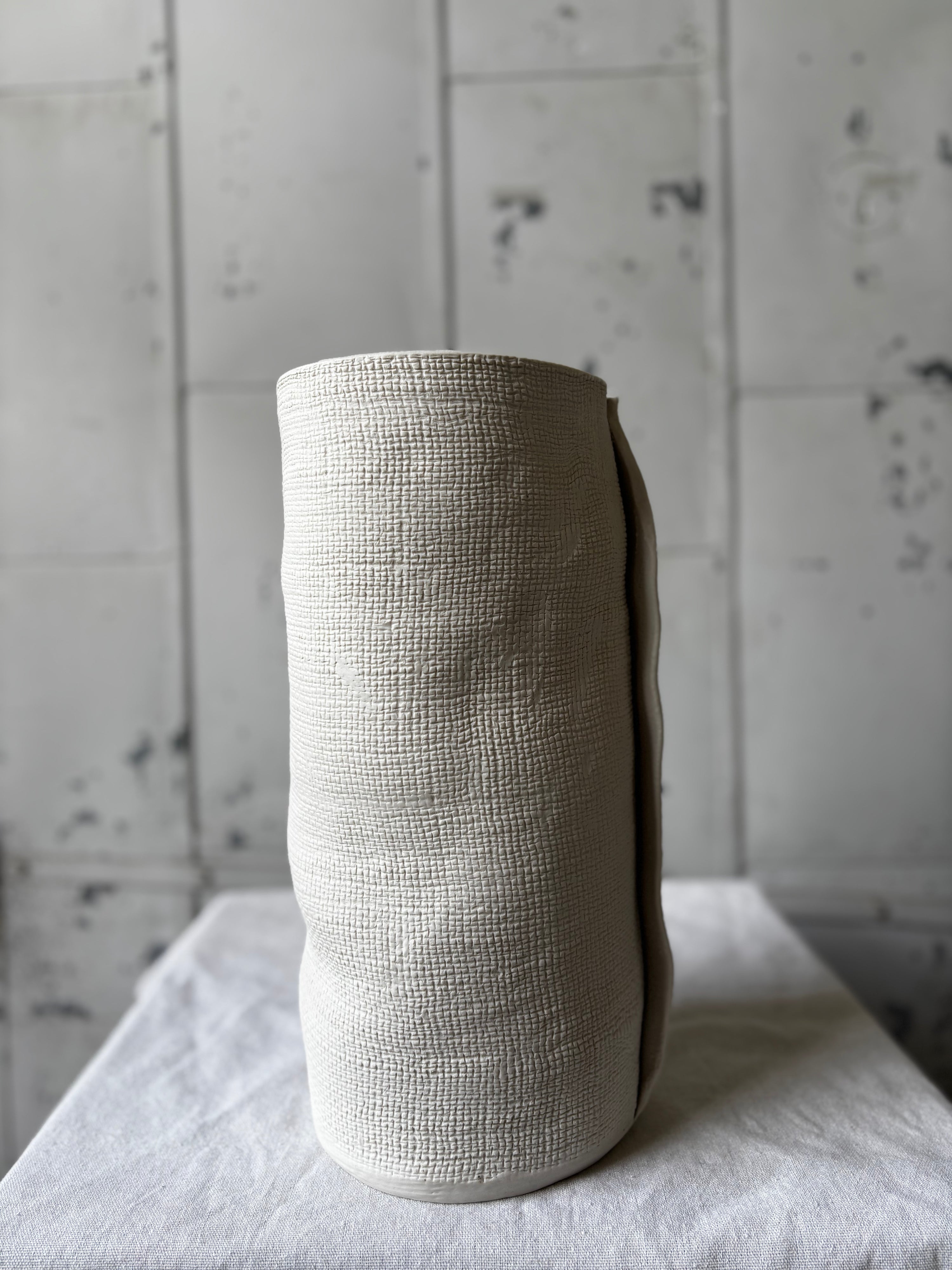 Burlap Vases