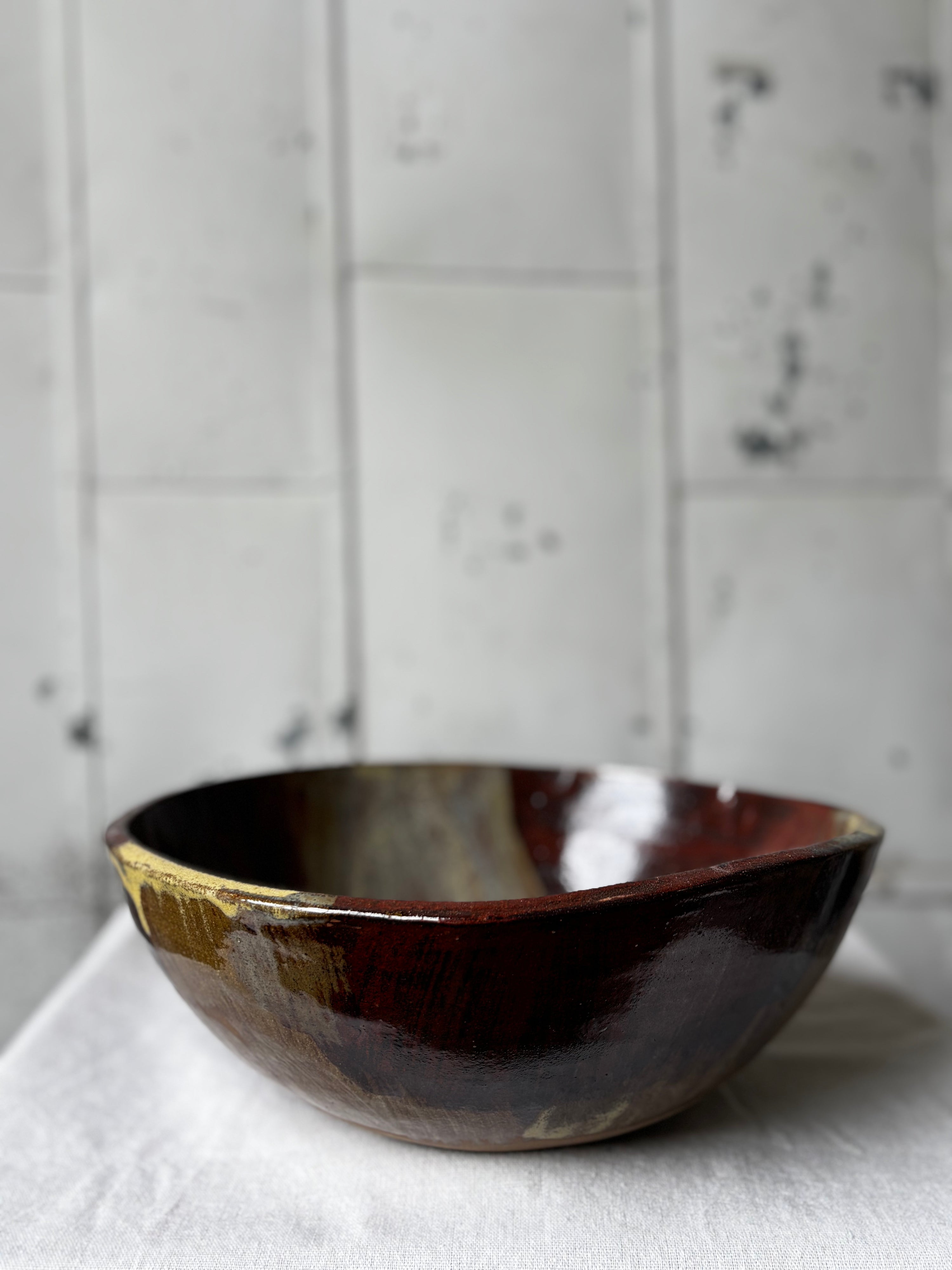 Glazed Stoneware Bowl