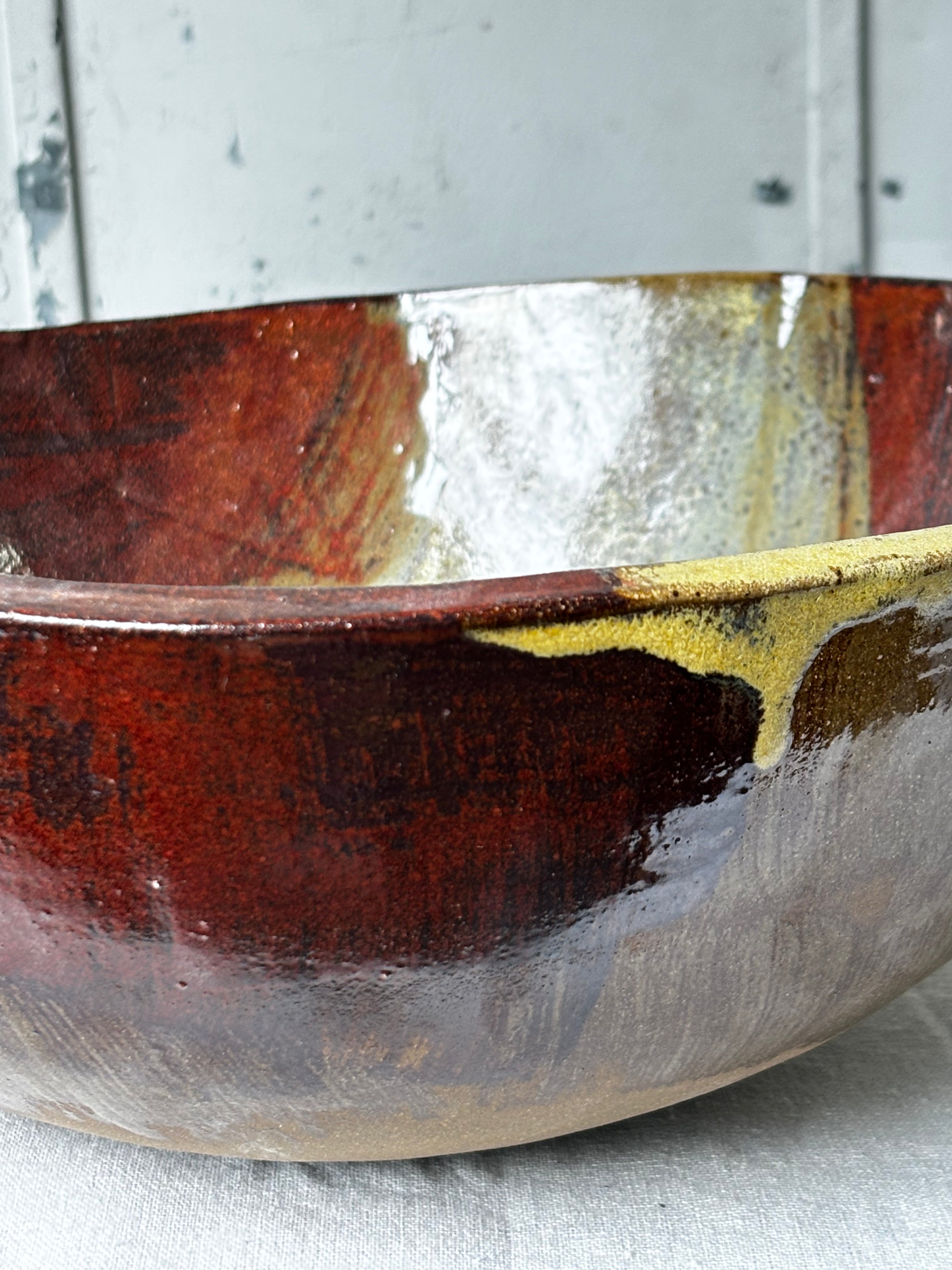 Glazed Stoneware Bowl