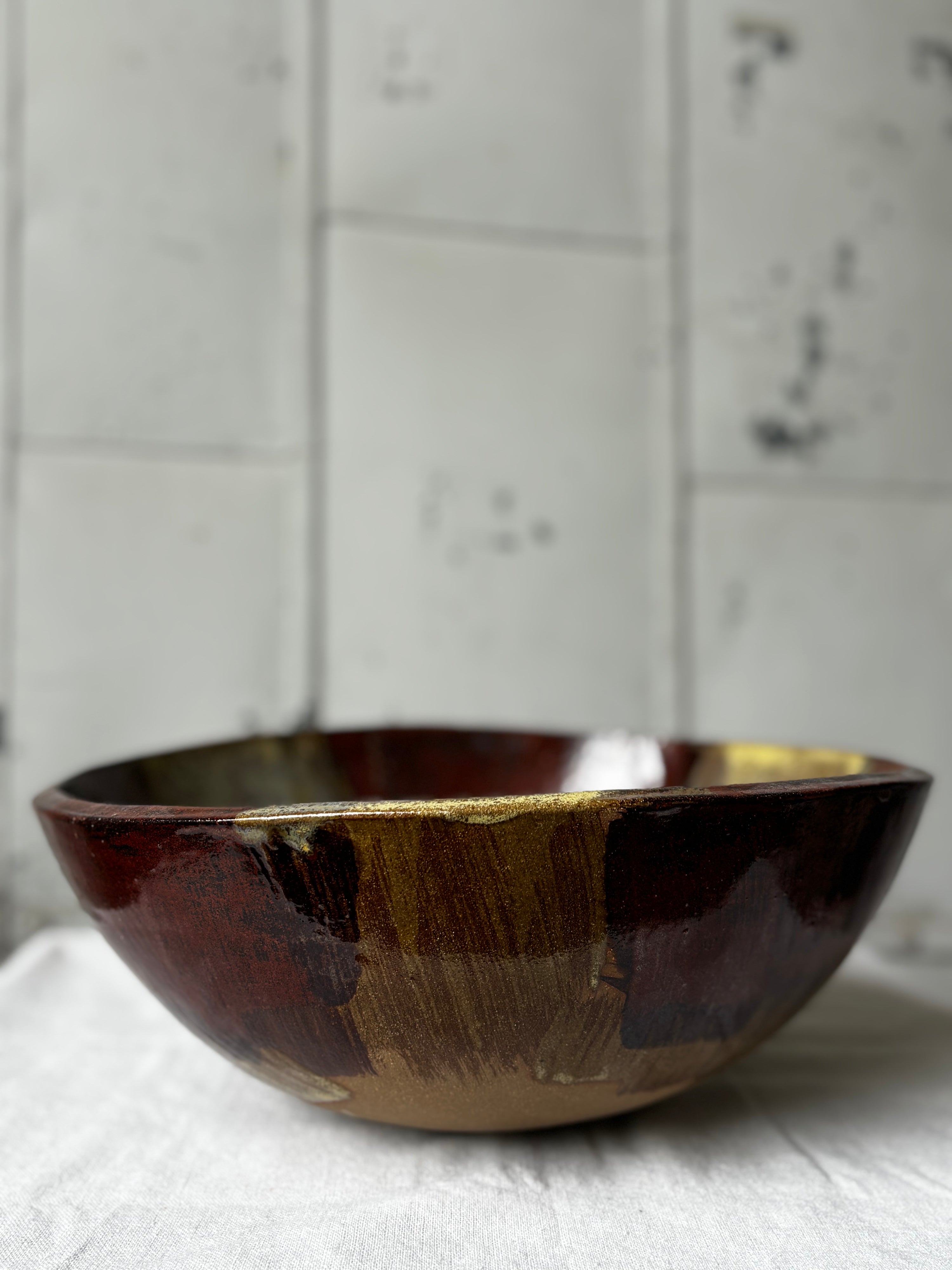 Glazed Stoneware Bowl