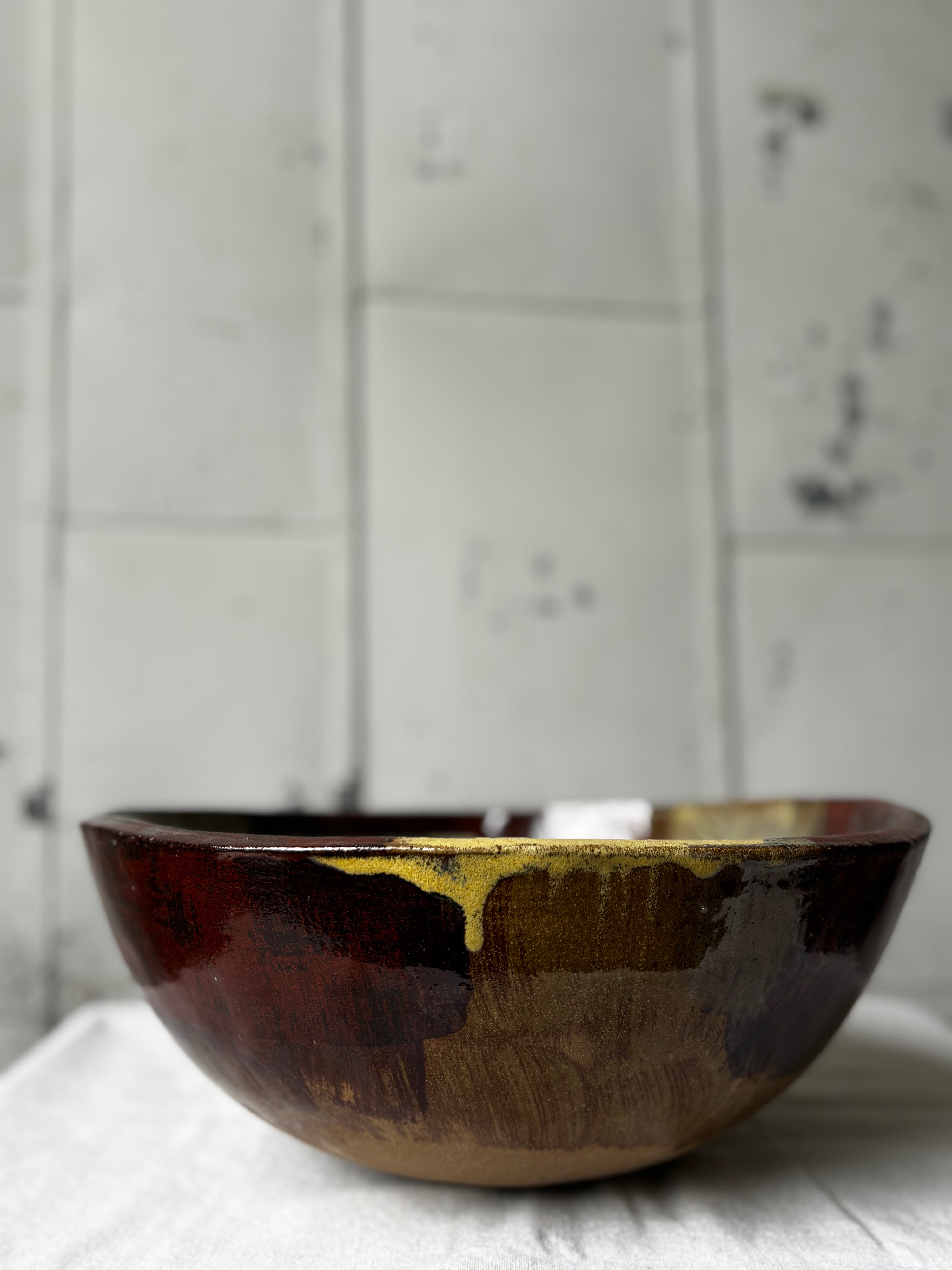 Glazed Stoneware Bowl