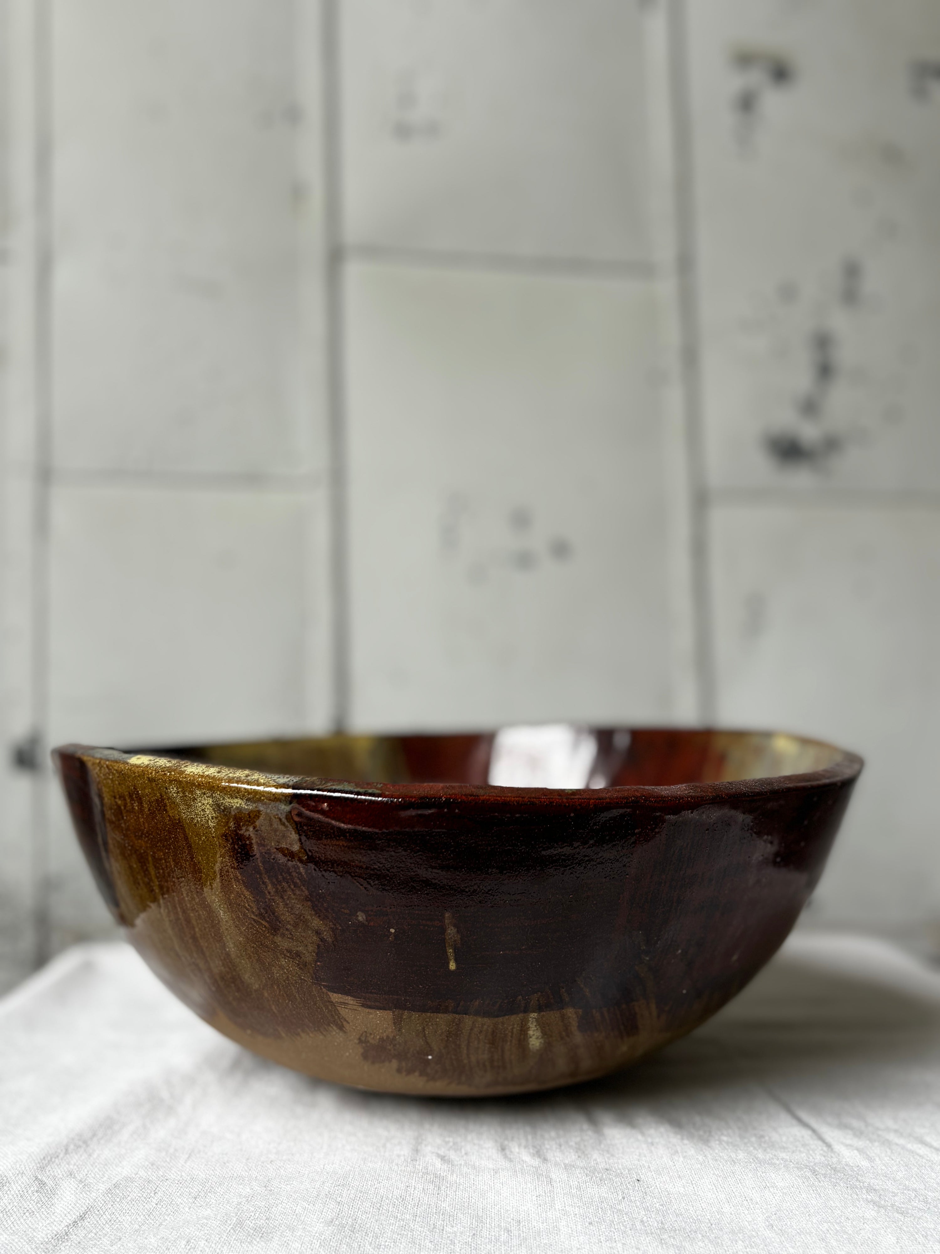Glazed Stoneware Bowl