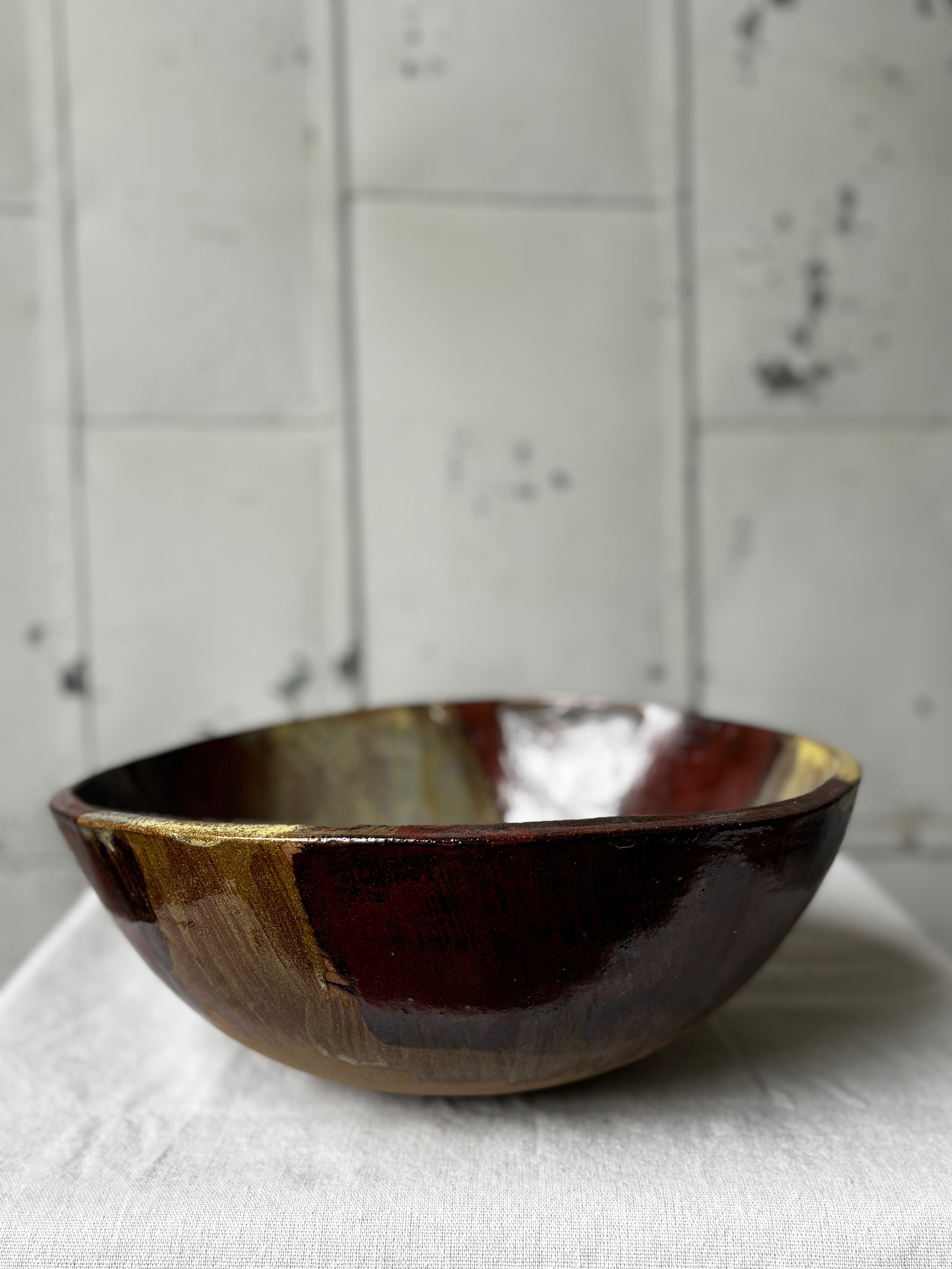 Glazed Stoneware Bowl