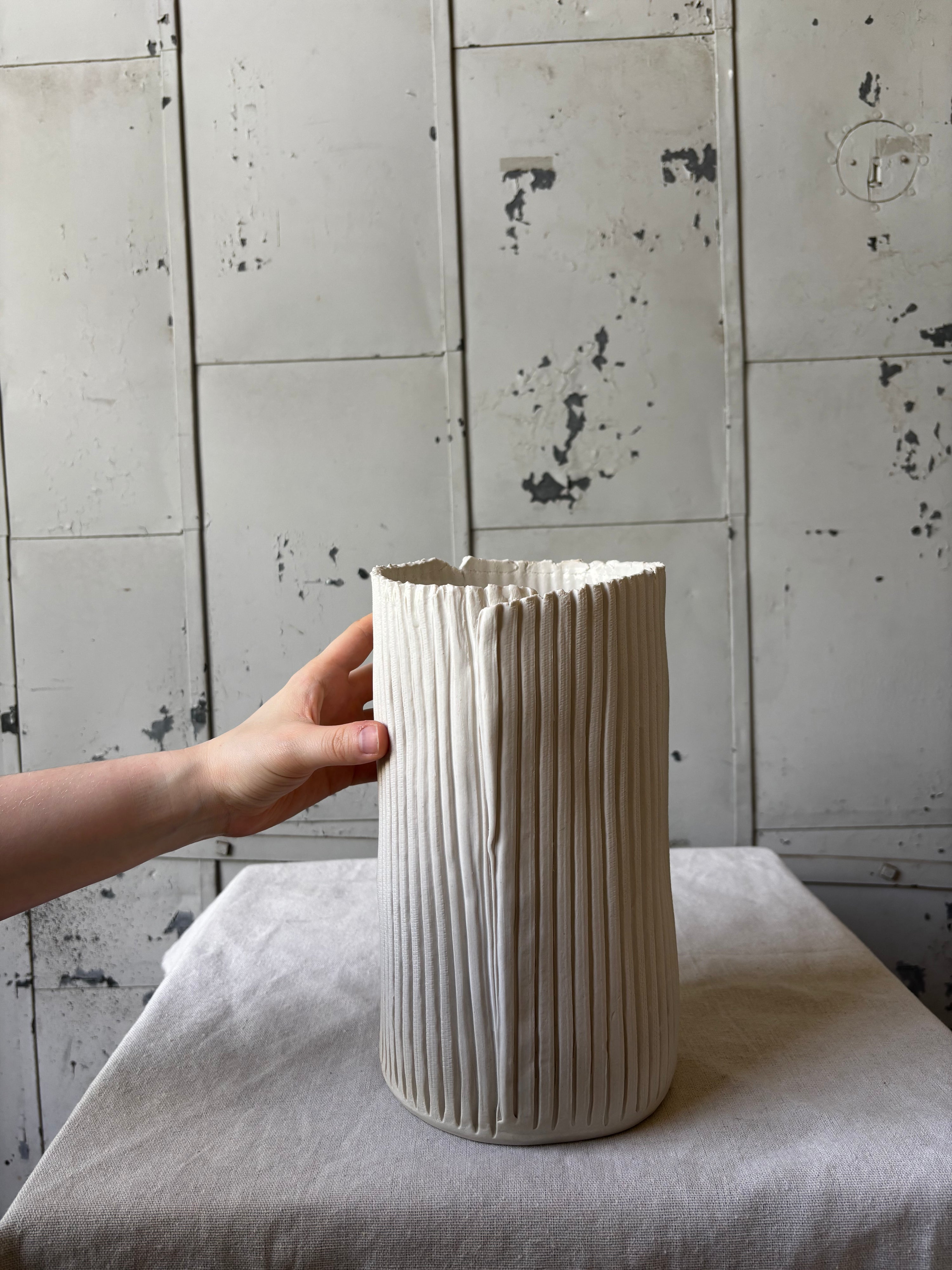 Raw Edge Cylinder